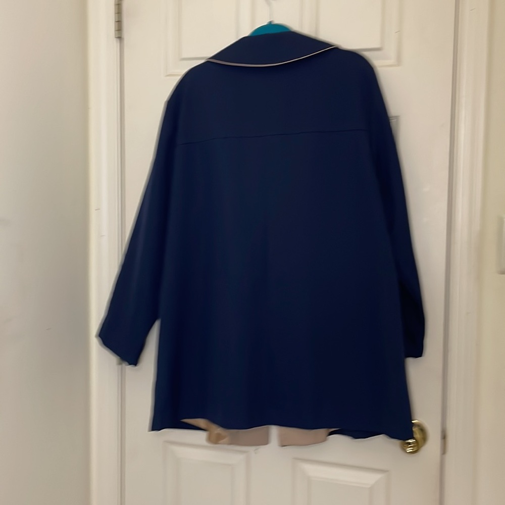 Blue Spring Stylish Plus Size Jacket - image 4